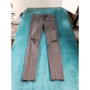 Madewell Jeans Size 26 Womens Black Pants Stretch Ladies Denim Mid Rise Skinny
